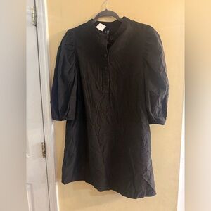 GAP Brown Corduroy Puff Sleeve Dress, small